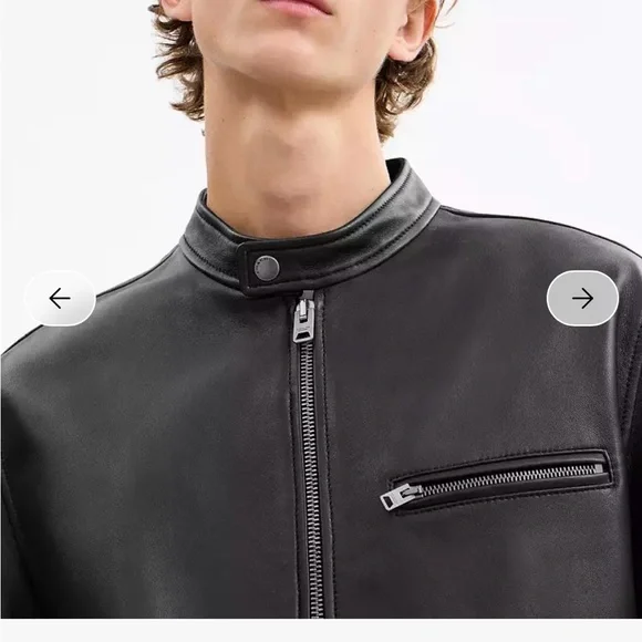 Coach Black Leather Jacket - Picture 7 of 7